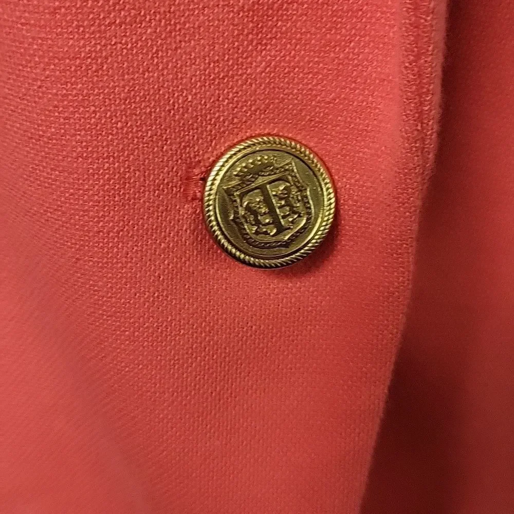 Talbots Salmon Colored Blazer, Size 14 - Picture 2 of 6